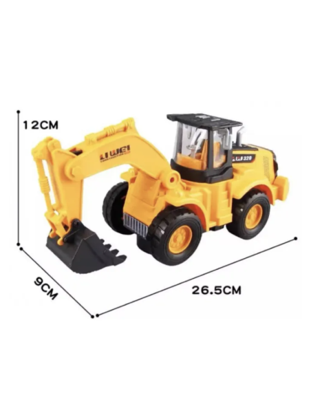 Escavatore Camion Costruzione Giocattolo Con Luce E Suono