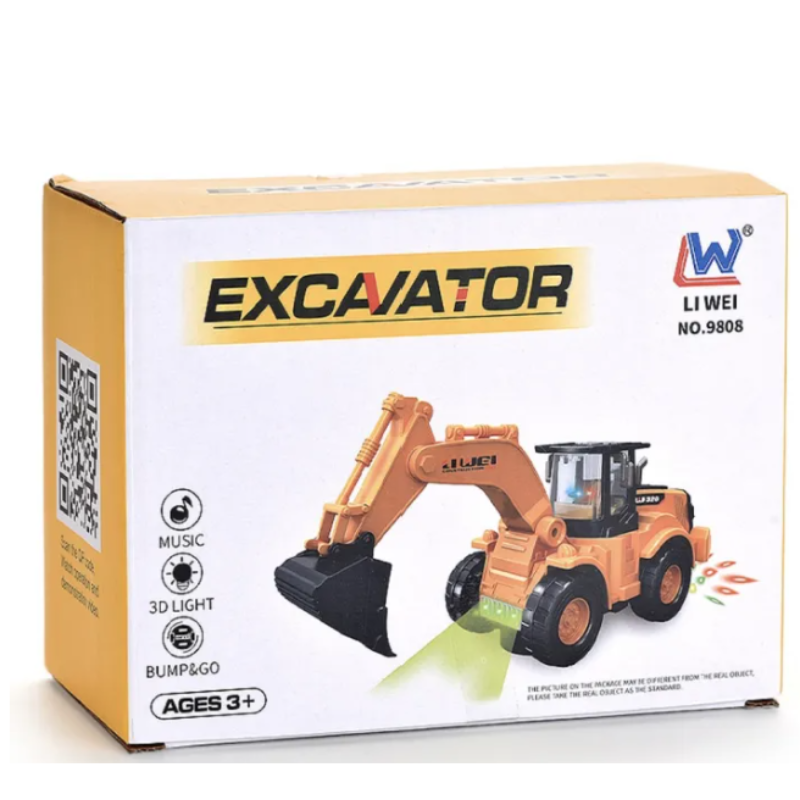 Escavatore Camion Costruzione Giocattolo Con...