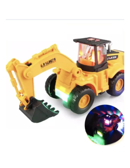 Escavatore Camion Costruzione Giocattolo Con Luce E Suono
