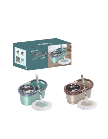 Set di Mop Per Pavimenti, Mop Facile da Sgocciolare