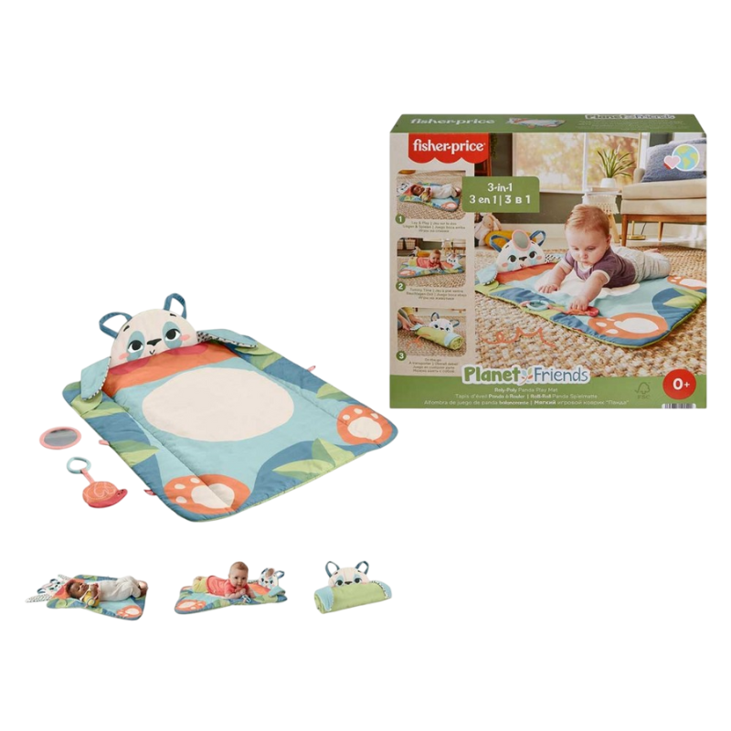 fisher price - tappetino panda, 0+ età