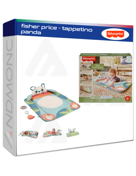 fisher price - tappetino panda, 0+ età