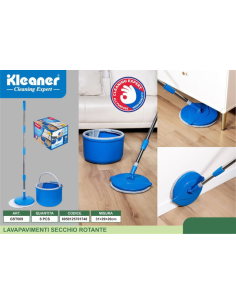 Lavapavimenti con Secchio Rotante - Kleaner 2
