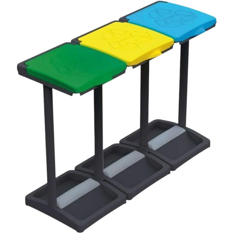 Tris Portasacco Raccolta Differenziata 3 Scomparti