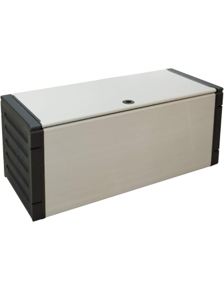 Panca per Raccolta Differenziata, Grigio/Nero