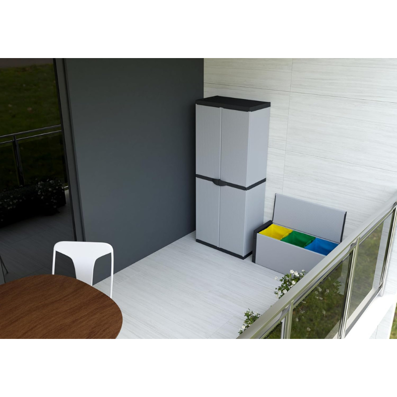 Armadio Alto a 2 Ante per Interno/Esterno con...