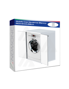 Mobile Coprilavatrice Bianco 68,5x64,5x88cm