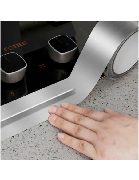 1 rotolo di nastro in alluminio autoadesivo, impermeabile e antimuffa