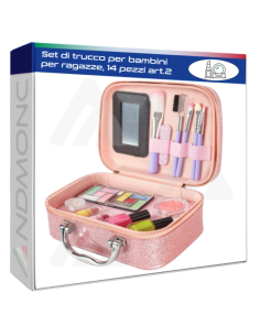 Set di trucco per bambini per ragazze, 14 pezzi art.2
