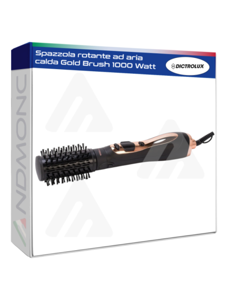 Spazzola rotante ad aria calda Gold Brush 1000 Watt Dictrolux