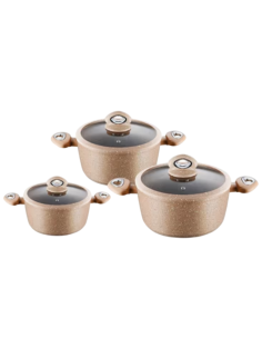 Tris Pentole Bavaria, casseruole, 3 misure, 3 colori 2