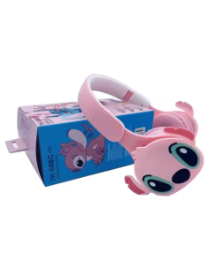 cuffie Bluetooth wireless Disney Stitch, blu e rosa 2