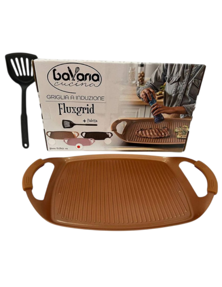 Bavaria - Griglia a induzione 47x28x1,6cm