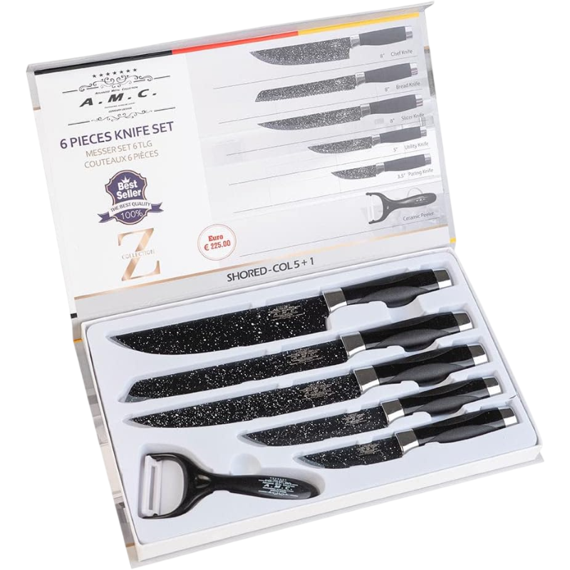 A.M.C. Set di coltelli modello ceramica...