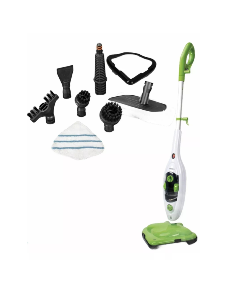 Dictrolux Scopa Elettrica a Vapore Igienizza 1500W Lavapavimenti Vaporetto Tappeti Moquett