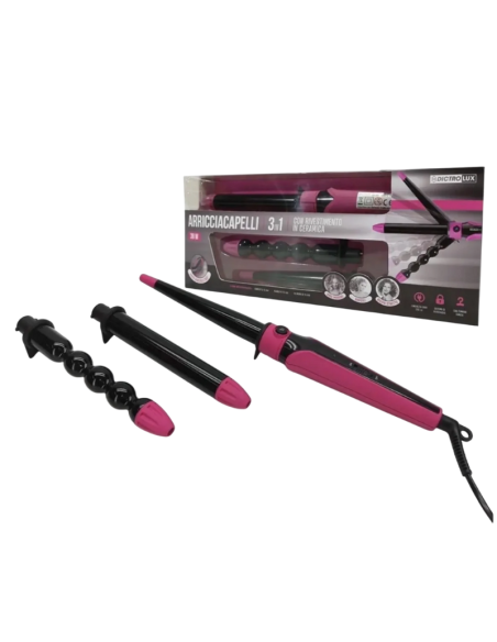 Piastra Arricciacapelli 3 in 1 set multifunzione Dictrolux