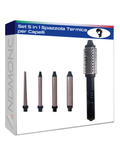 Set 5 in 1 Spazzola Termica per Capelli