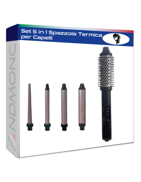 Set 5 in 1 Spazzola Termica per Capelli