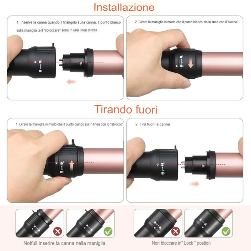 Set 5 in 1 Spazzola Termica per Capelli