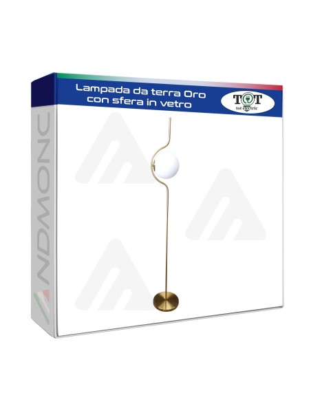 LAMPADA DA TERRA ORO_6 art. 33894