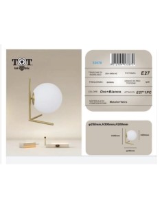 Lampada Da Tavolo Ramo Con Sfera_7 art. 33870 2