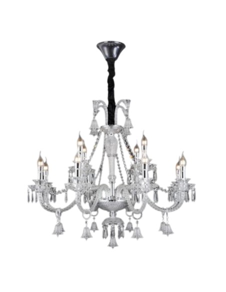 Lampadario Cristallo di lusso 12 bracci_29 art. v706-12