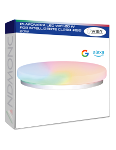 Plafoniera LED WIFI 20 W RGB INTELLIGENTE CL260 -RGB 20W...
