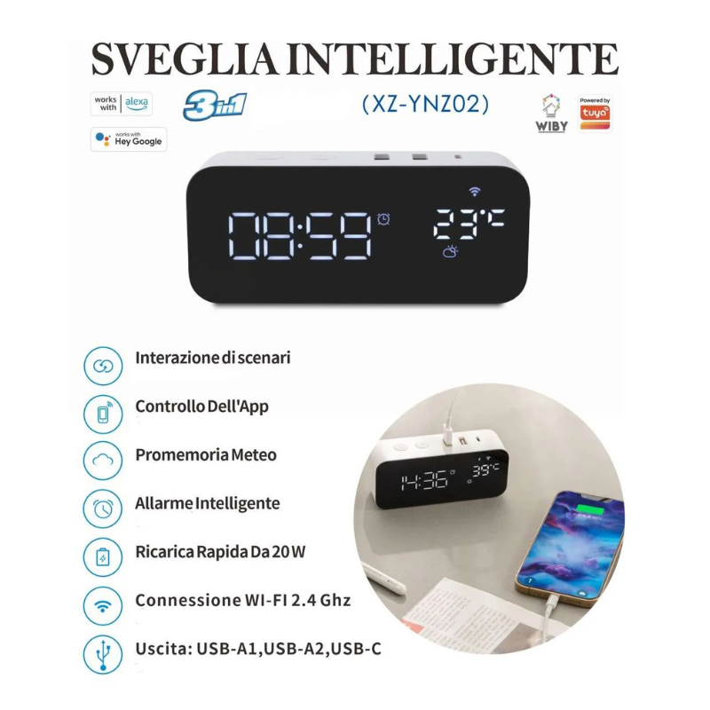 Sveglia intelligente XZ-YNZ02 - wiby