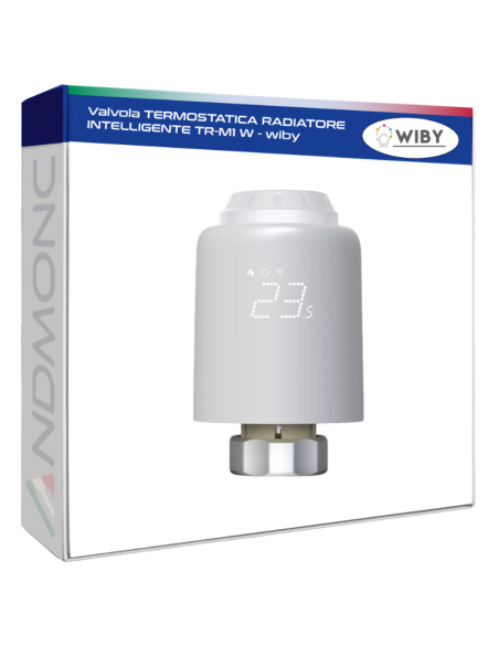 Valvola TERMOSTATICA RADIATORE INTELLIGENTE TR-M1 W - wiby