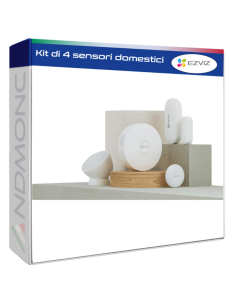 Kit di 4 sensori domestici - ezviz antifurto, allarme smart