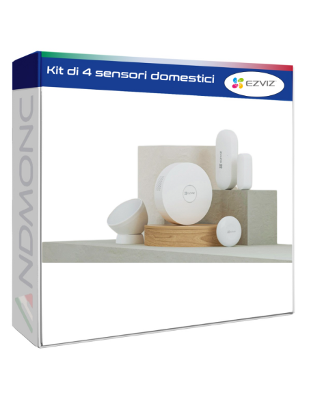 Kit di 4 sensori domestici - ezviz antifurto, allarme smart