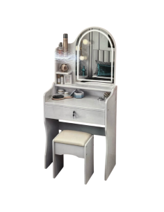 Mastro Bianco Consolle Luxeva Scrivania Con Specchio LED... 2