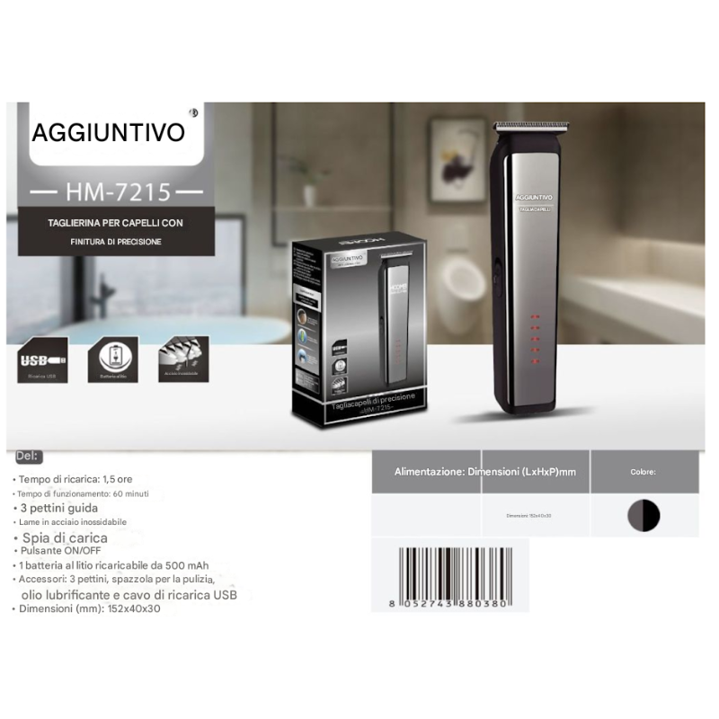 Tagliacapelli elettrico HM-7215