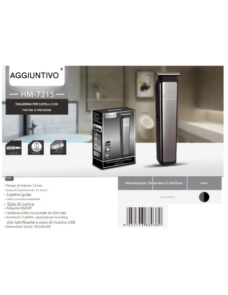Tagliacapelli elettrico HM-7215