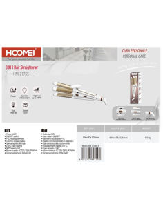 Piastra per Capelli 65W 3in1 HM-7175S 2