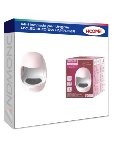 Mini lampada per Unghie UV/LED 3LED 6W HM-7062R