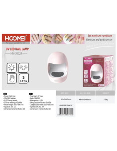 Mini lampada per Unghie UV/LED 3LED 6W HM-7062R 2