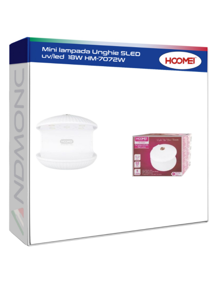 Mini Lampada unghie UV/LED 5LED 18W HM-7072W