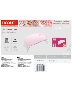 Lampada per unghie 6W HM-7026R 2