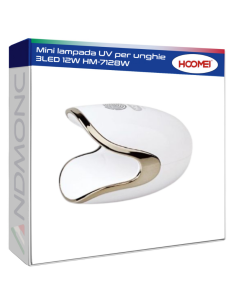 Mini lampada UV per unghie  3LED 12W HM-7128W
