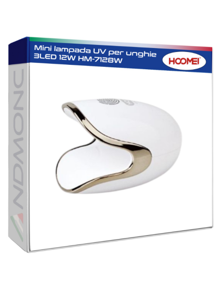 Mini lampada UV per unghie  3LED 12W HM-7128W