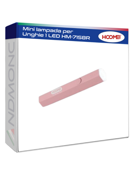 Mini lampada per Unghie 1 LED HM-7158R