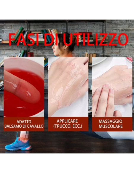 Kräuterhof Balsamo di Cavallo, riscaldante, extra forte, gel massaggiante, 100ML