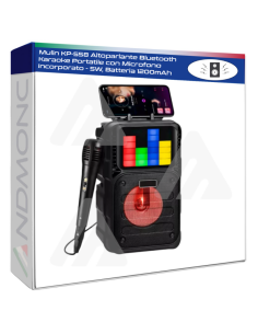 Mulin KP-558 Altoparlante Bluetooth Karaoke Portatile con...