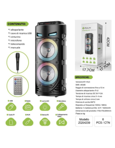 Altoparlante per feste Bluetooth portatile da 30 W Woofer... 2