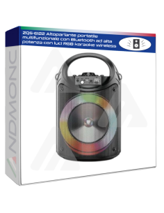 ZQS-6122 Altoparlante portatile multifunzionale con...