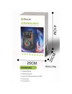 Altoparlante Bluetooth Portatile Ricaricabile con luci... 2