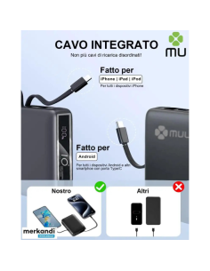 Power Bank USB-C 10.000 mAh, 30 W, bianco, può essere... 2