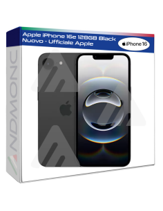 Apple iPhone 16e 128GB Black - Nuovo - Ufficiale Apple