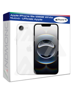 Apple iPhone 16e 128GB White Nuovo - Ufficiale Apple